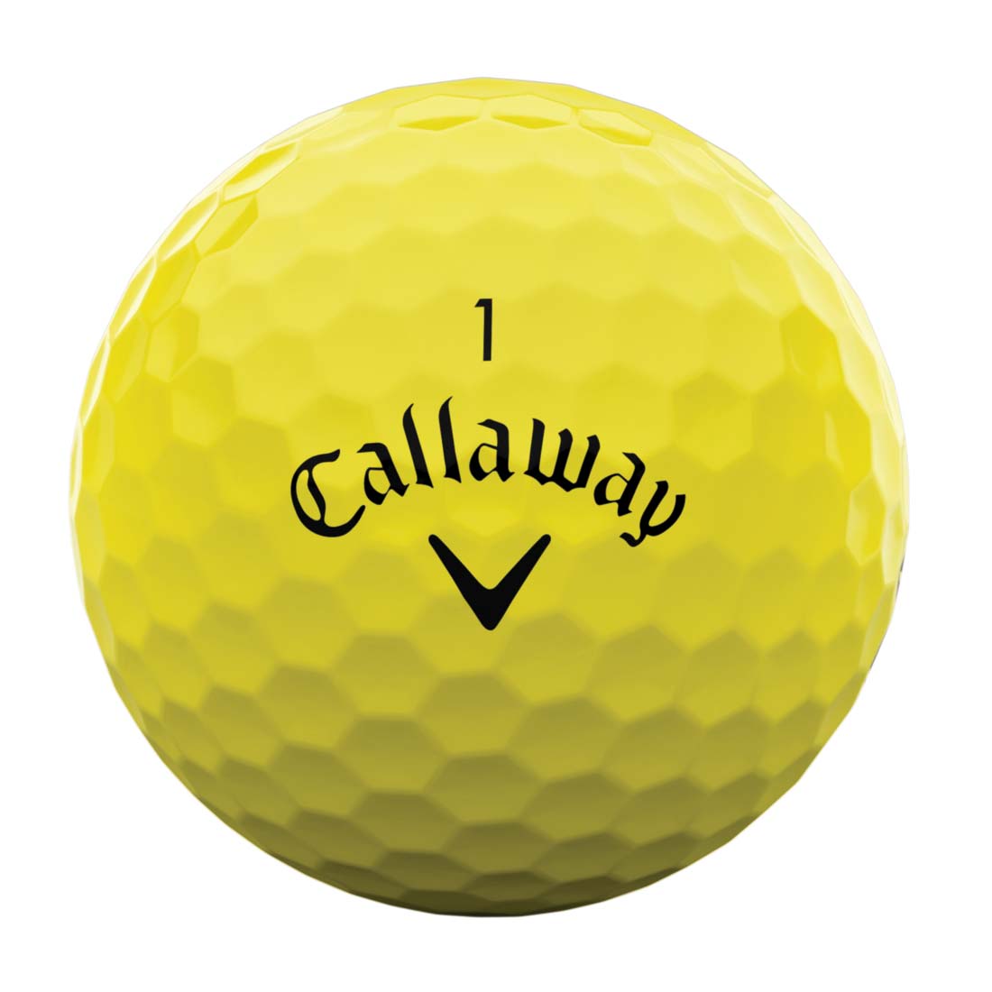 Callaway 2021 Warbird Yellow Logo Overrun Bagged Golf Balls