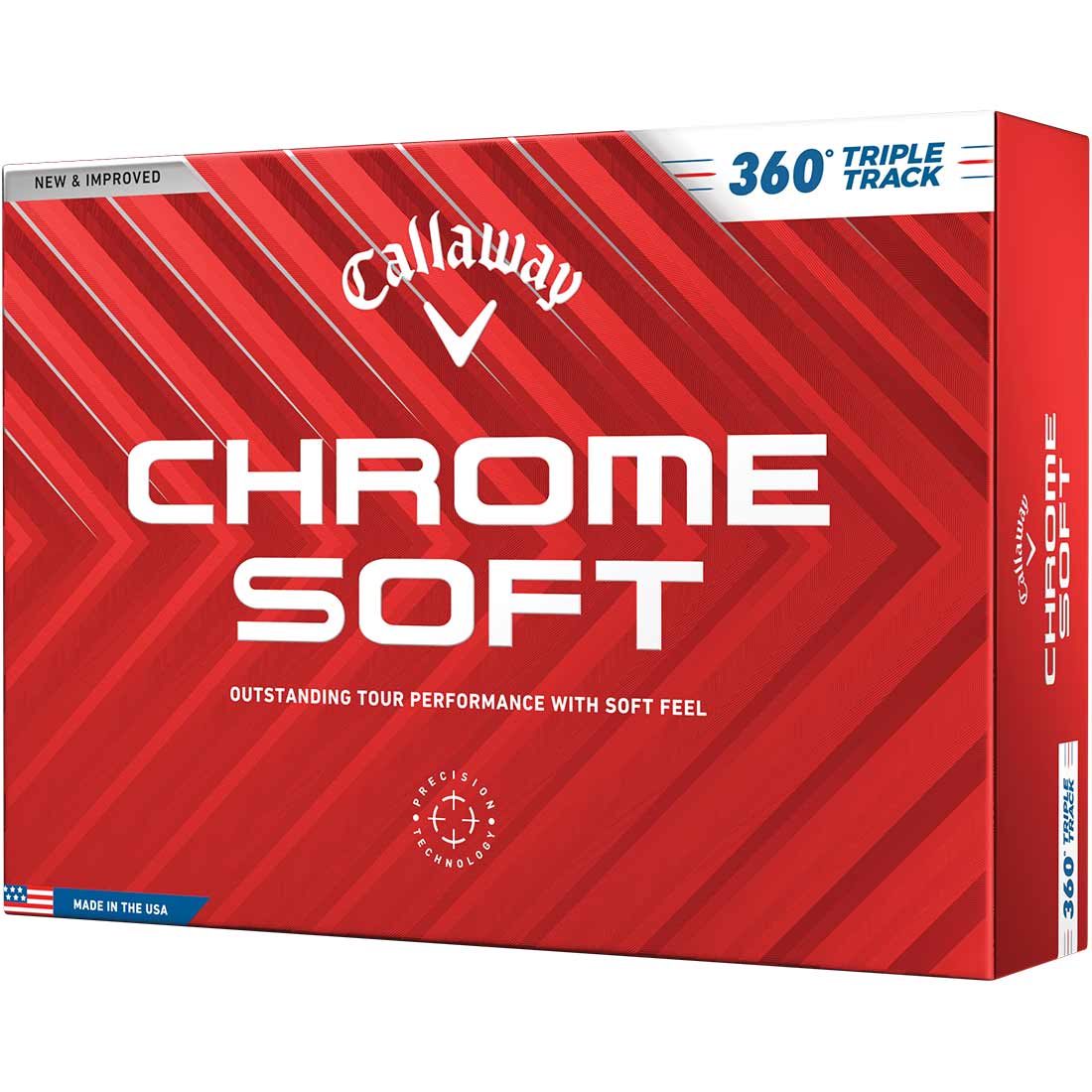 Callaway Chrome Soft 360 Triple Track White Golf Balls