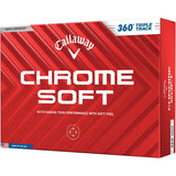 Callaway 2024 Chrome Soft 360 Triple Track White Golf Balls