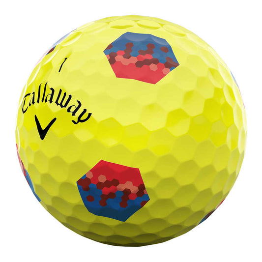Callaway Chrome Soft TruTrack Yellow Golf Balls