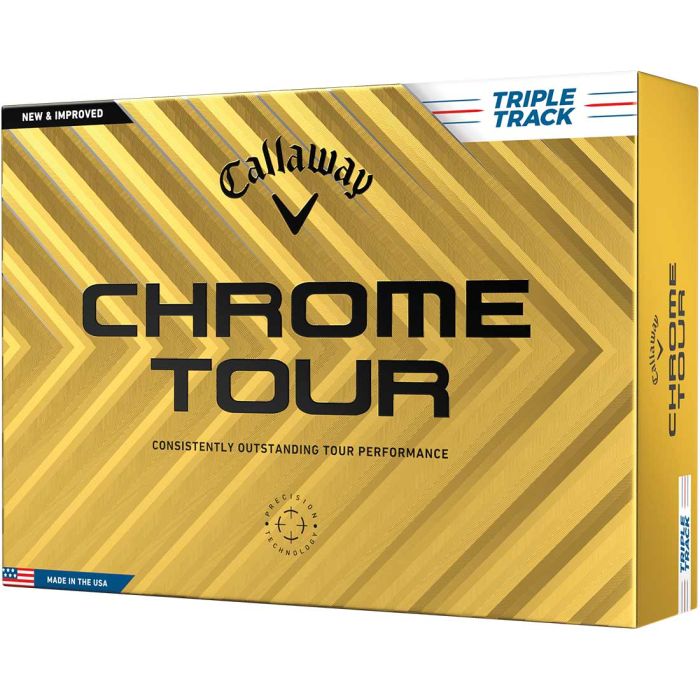 Callaway Chrome Tour Triple Track White Golf Balls
