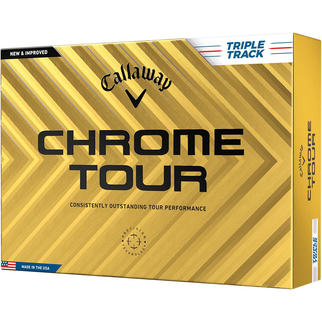 Callaway Chrome Tour Triple Track White Golf Balls