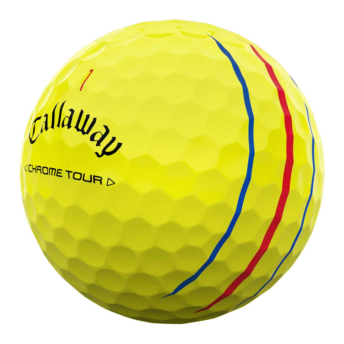 Callaway Chrome Tour Triple Track Yellow Golf Balls