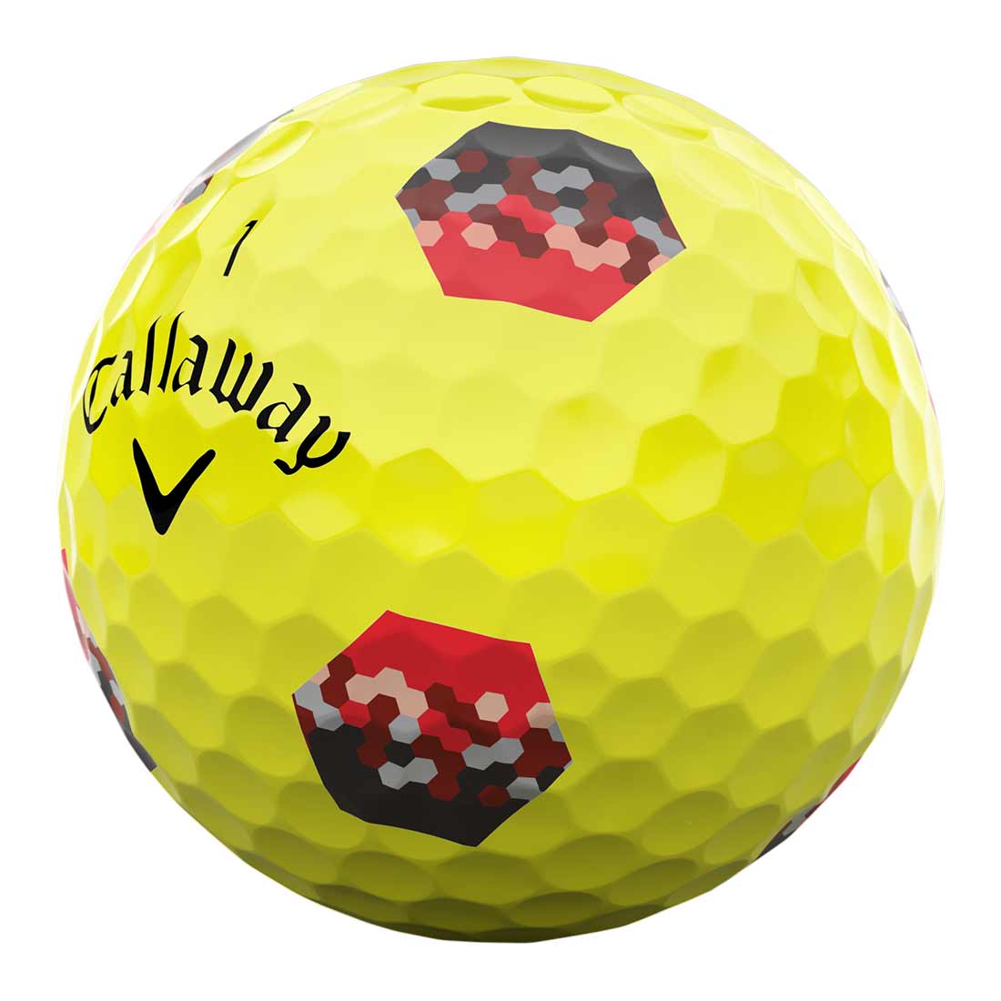 Callaway Chrome Tour TruTrack Yellow Golf Balls