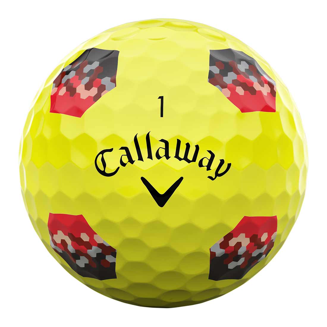 Callaway Chrome Tour TruTrack Yellow Golf Balls