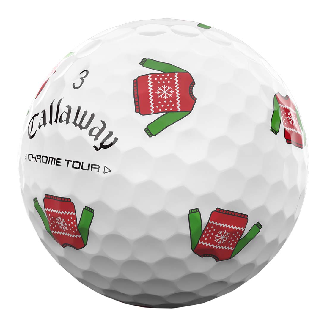 Callaway Chrome Tour Ugly Sweater Golf Balls