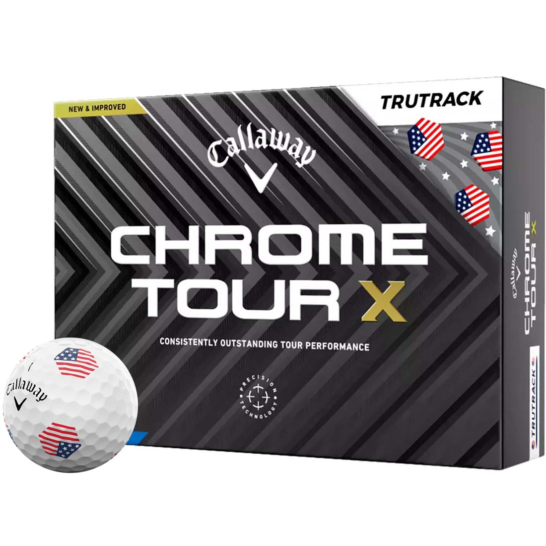Callaway Chrome Tour X TruTrack USA Golf Balls