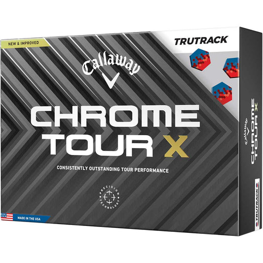 Callaway Chrome Tour X TruTrack White Golf Balls