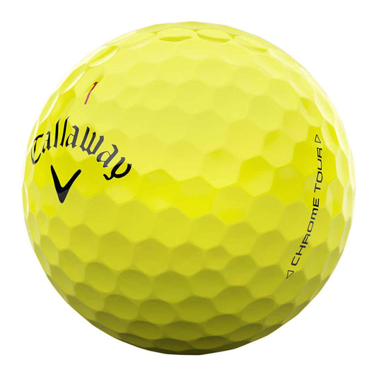 Callaway Chrome Tour Yellow Golf Balls