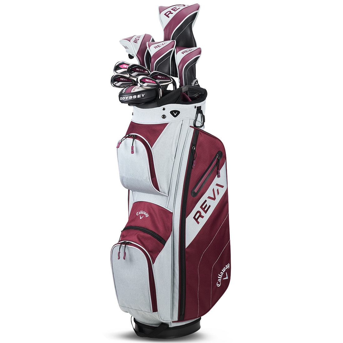 Callaway Women's REVA 11-Piece Complete Set Eggplant