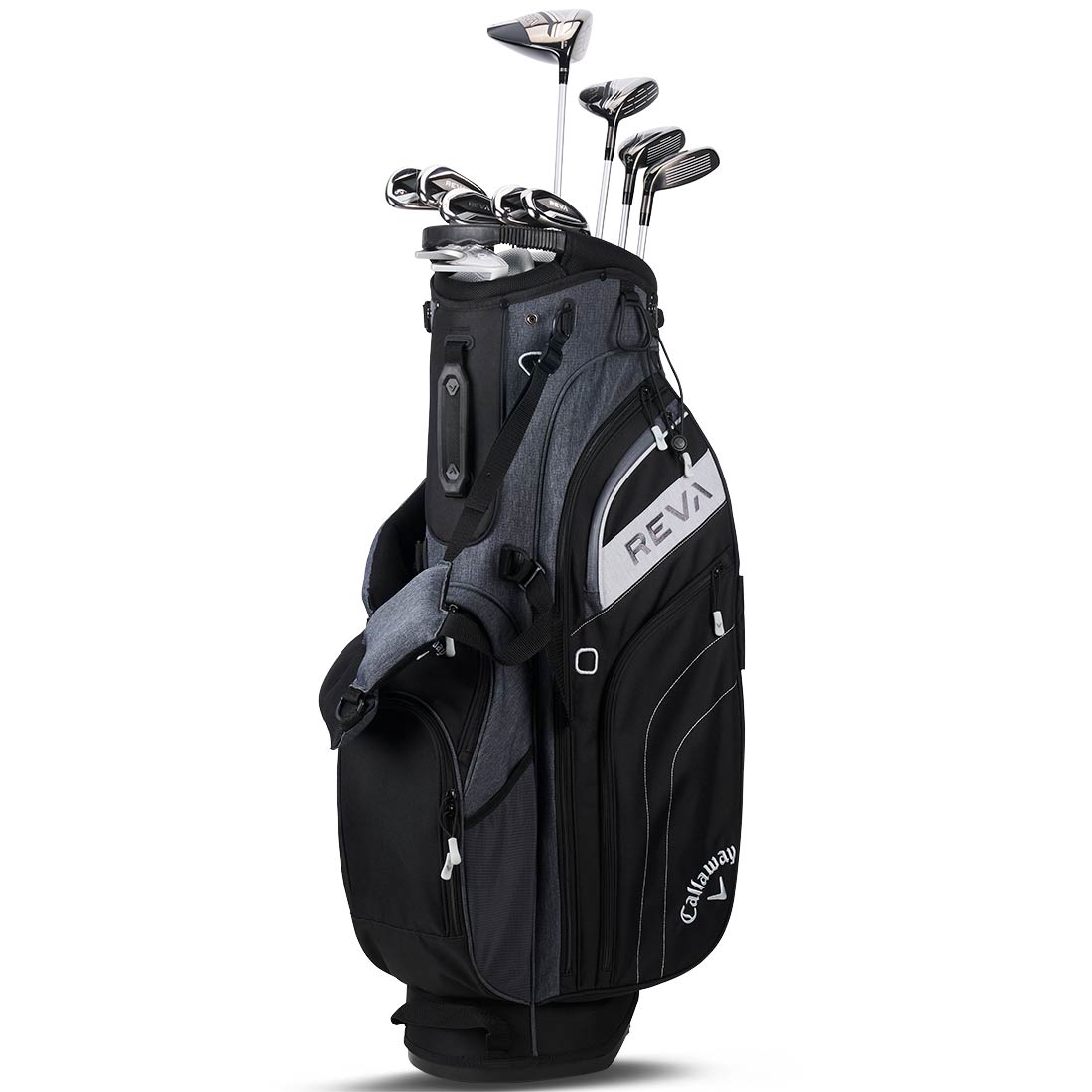 Callaway Women's REVA 11-Piece Complete Stand Bag Set Black