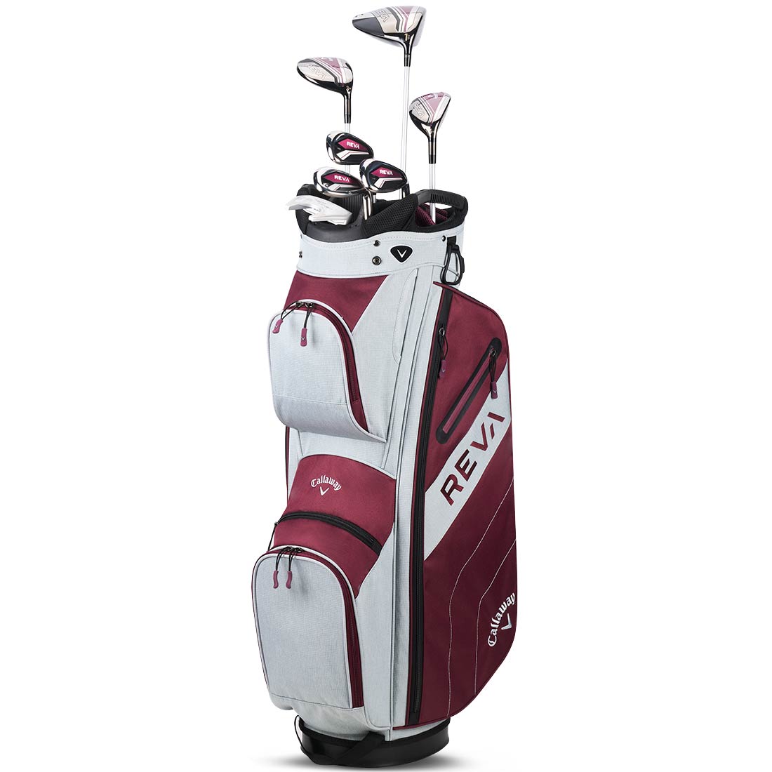 Callaway REVA レディースクラブ8本セット⭐︎おまけ付 Callaway Women's REVA 8-Piece Complete Set Eggplant – Golf Discount
