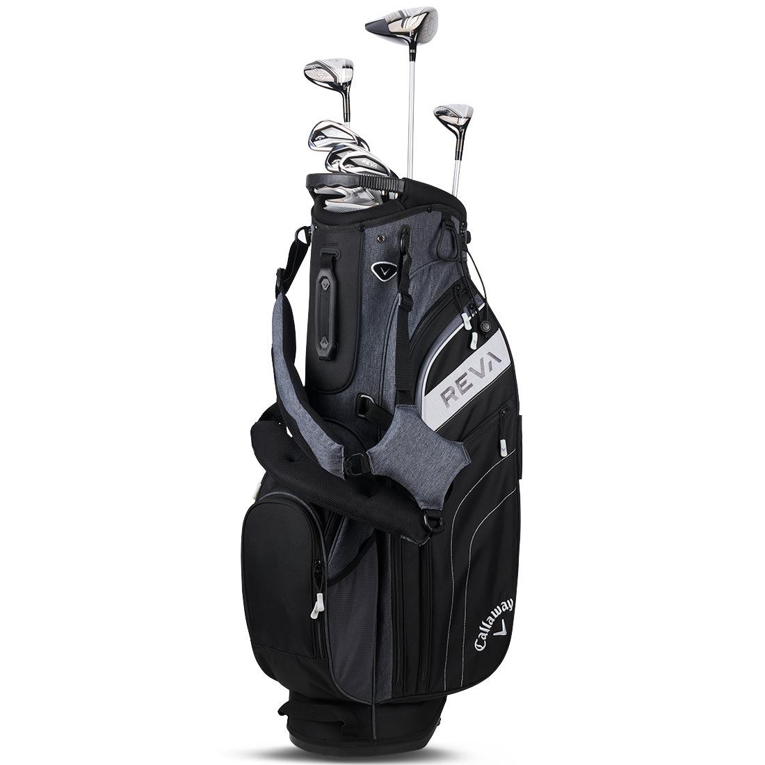 Callaway Women's REVA 8-Piece Complete Stand Bag Set Black