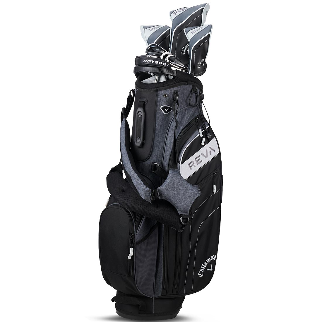 Callaway Women's REVA 8-Piece Complete Stand Bag Set Black