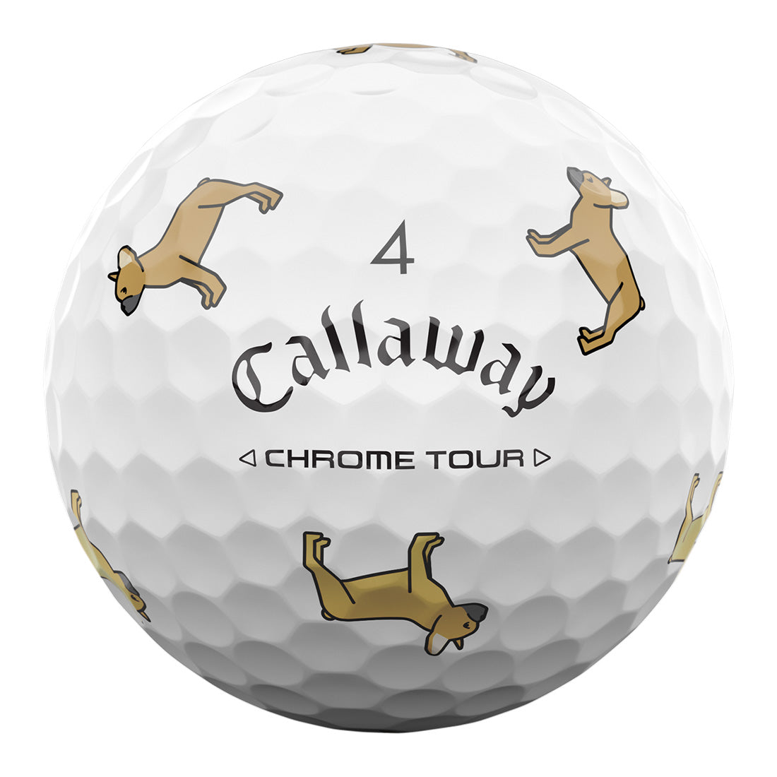 Callaway Chrome Tour Fawn Frenchie Golf Balls
