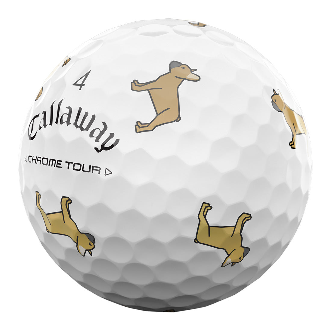 Callaway Chrome Tour Fawn Frenchie Golf Balls