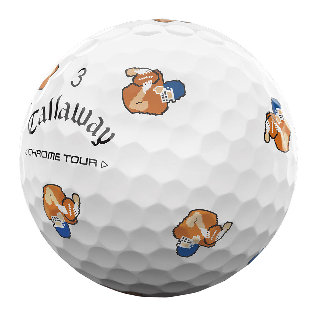 Callaway Chrome Tour Retro Football Golf Balls