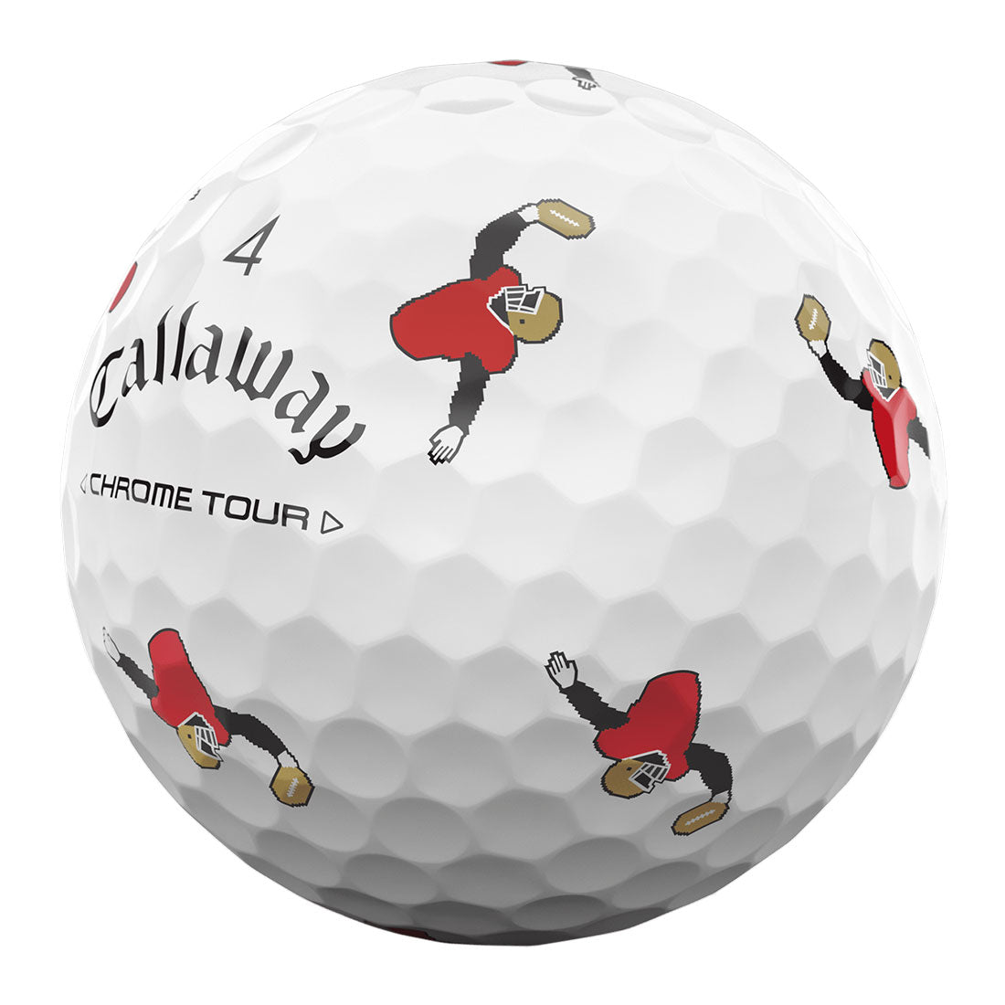 Callaway Chrome Tour Retro Football Golf Balls