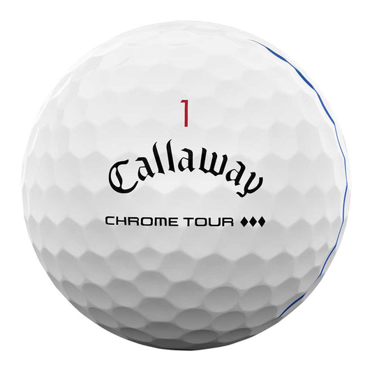 Callaway Chrome Tour Triple Diamond Triple Track White Golf Balls