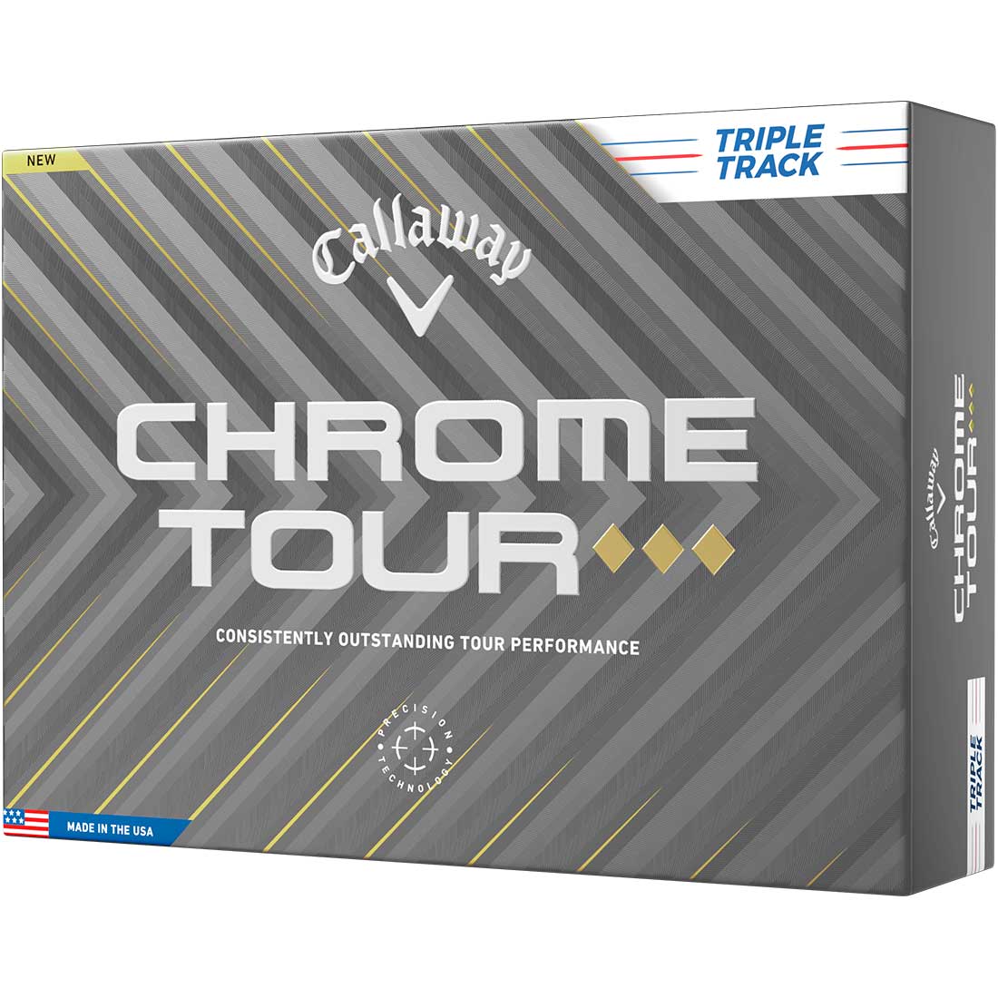 Callaway Chrome Tour Triple Diamond Triple Track White Golf Balls