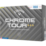 Callaway 2025 Chrome Tour Triple Diamond Triple Track White Golf Balls