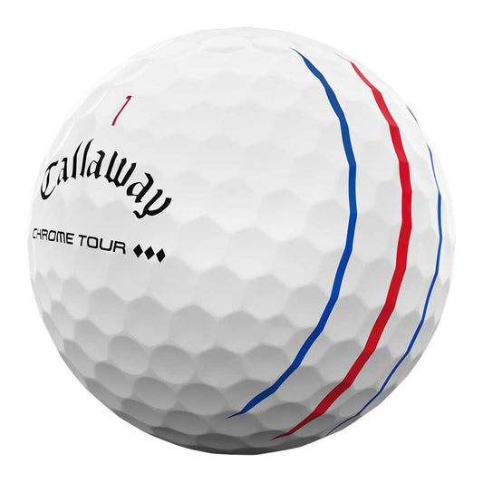 Callaway 2025 Chrome Tour Triple Diamond Triple Track White Golf Balls