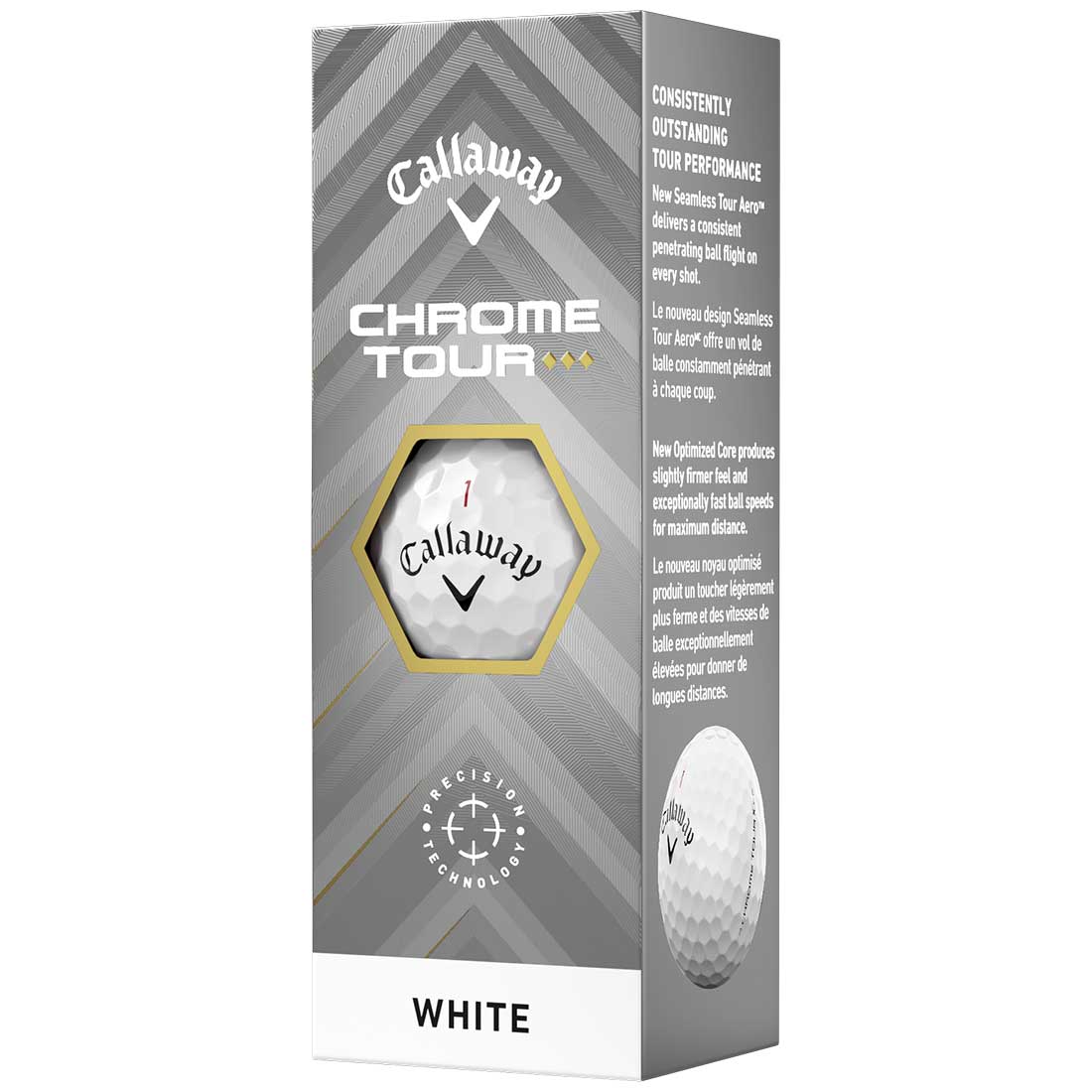 Callaway Chrome Tour Triple Diamond White Golf Balls