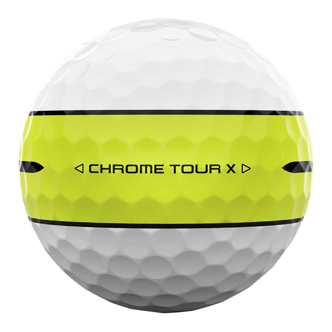 Callaway Chrome Tour X 360 Yellow Stripe Golf Balls
