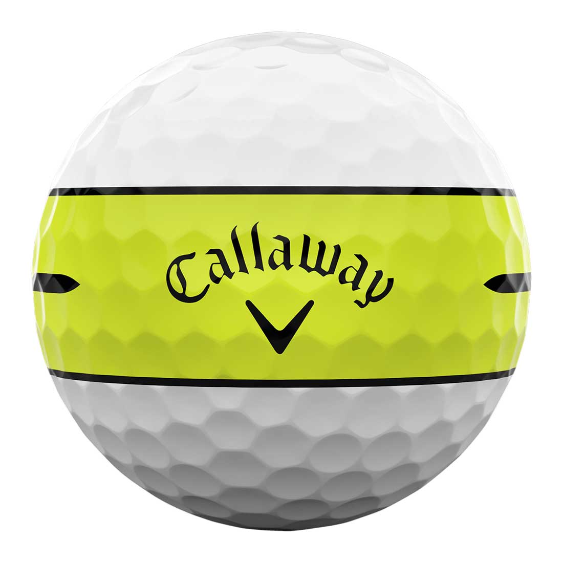 Callaway Chrome Tour X 360 Yellow Stripe Golf Balls