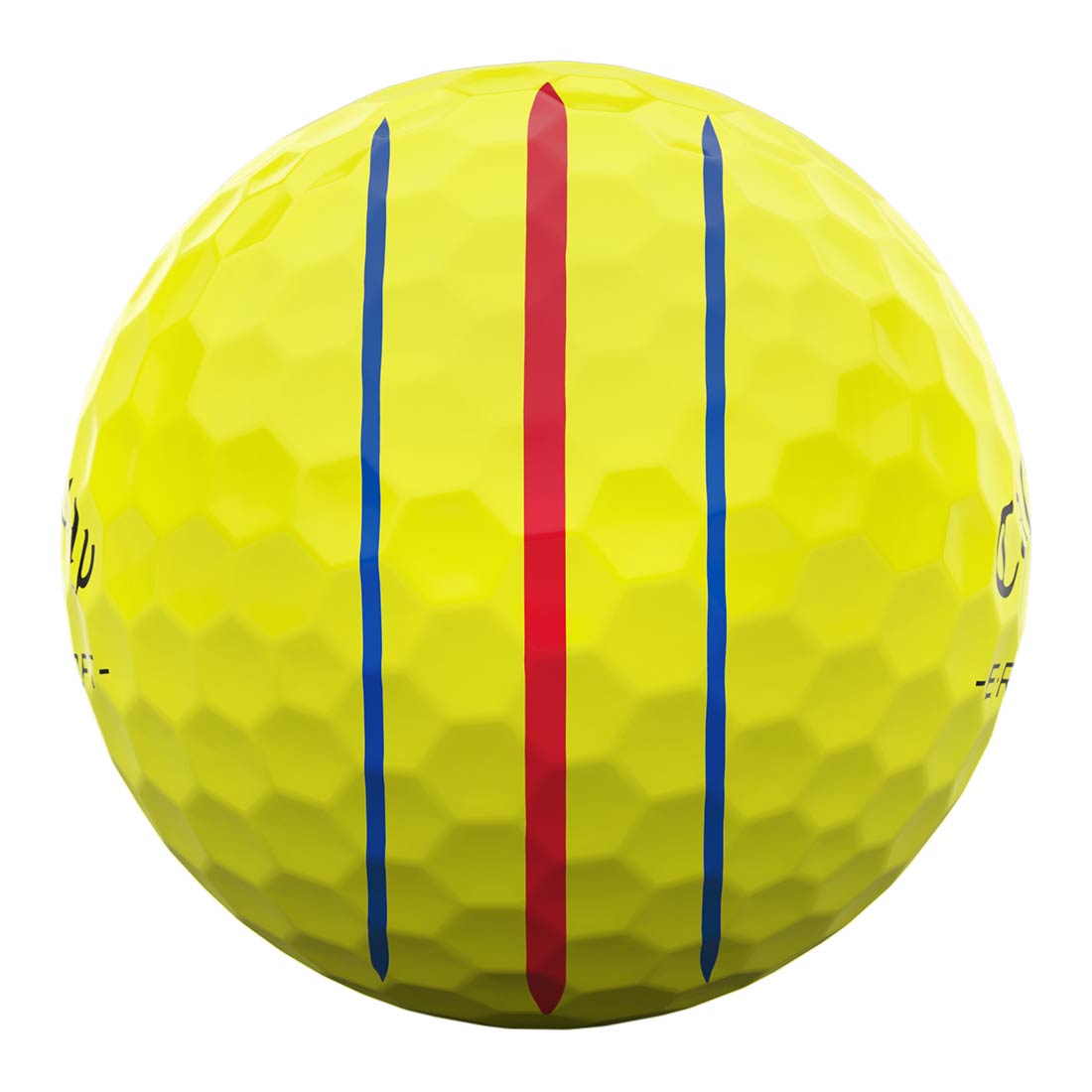 Callaway ERC Soft Triple Track Yellow Personalized Golf Balls