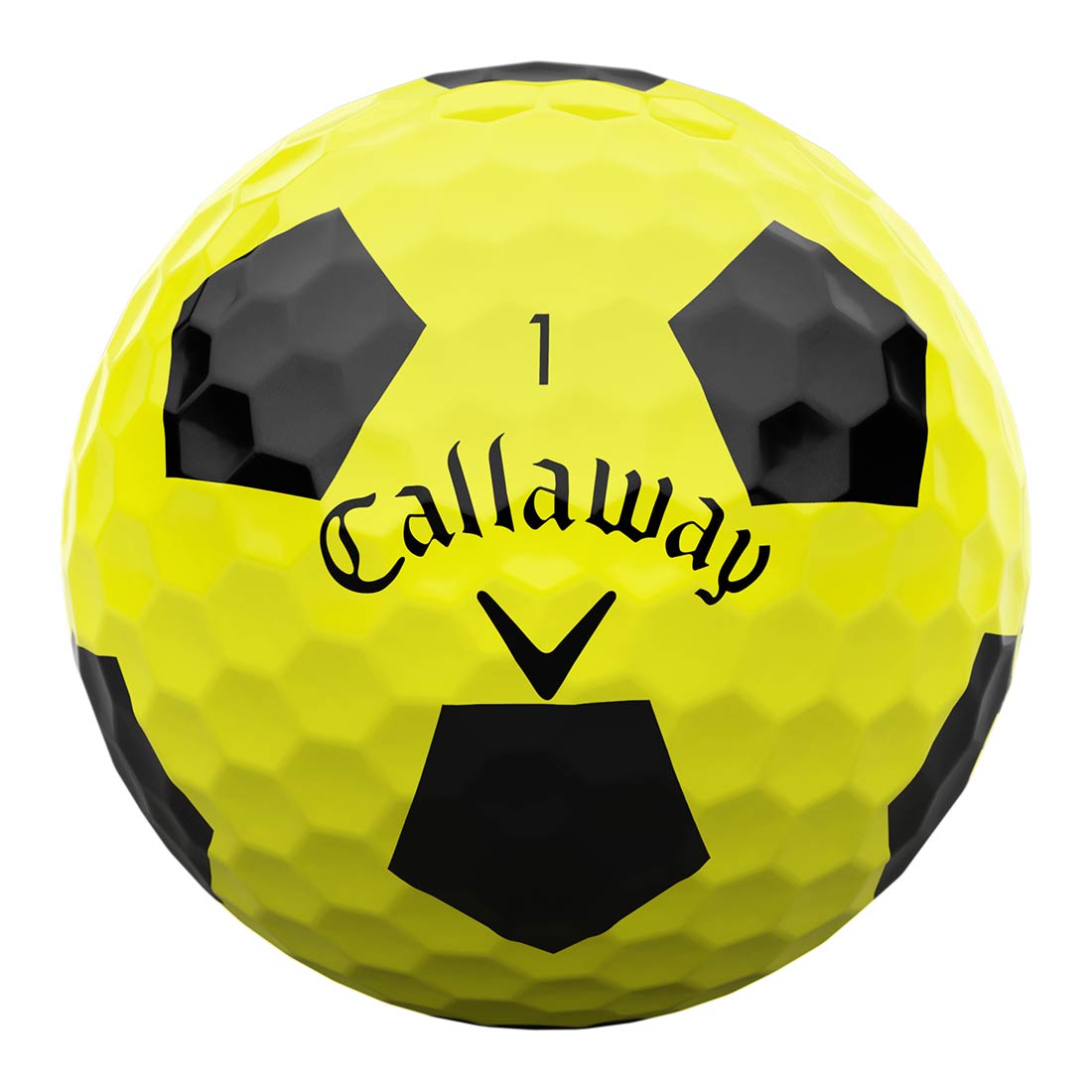 Callaway ERC Soft Truvis Yellow/Black Golf Balls