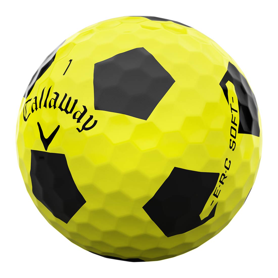 Callaway ERC Soft Truvis Yellow/Black Golf Balls