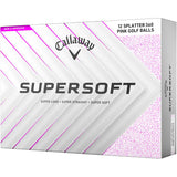 Callaway Supersoft Pink Splatter Golf Balls