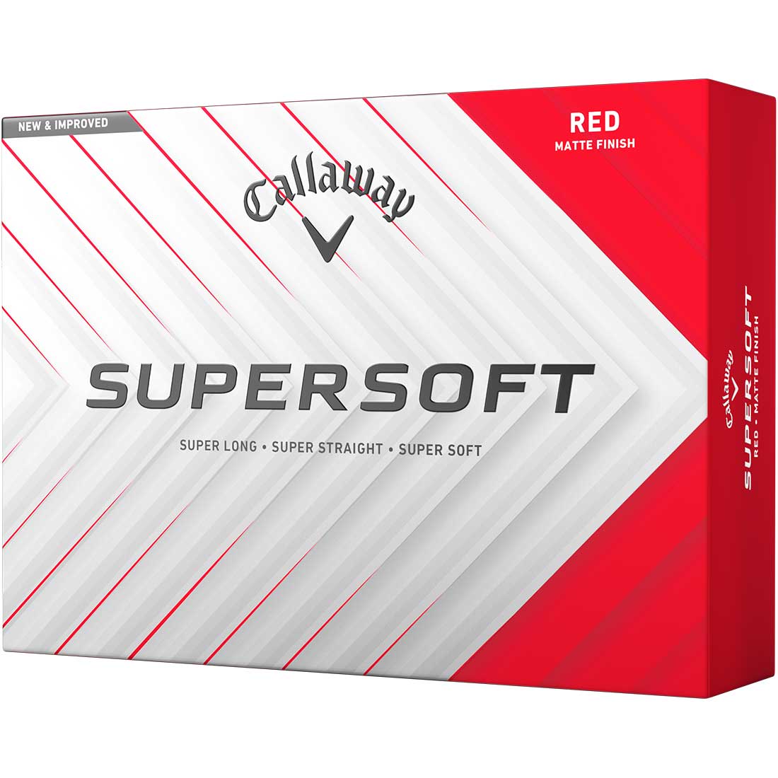 Callaway Supersoft Red Personalized Golf Balls
