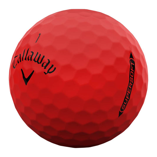 Callaway Supersoft Red Personalized Golf Balls