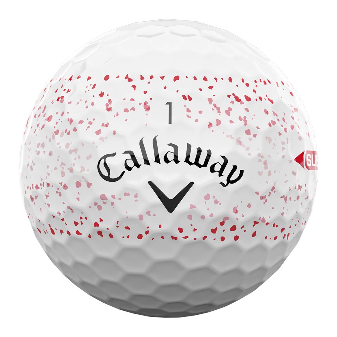 Callaway Supersoft Red Splatter Golf Balls