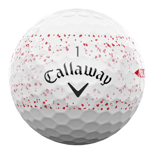 Callaway Supersoft Red Splatter Golf Balls
