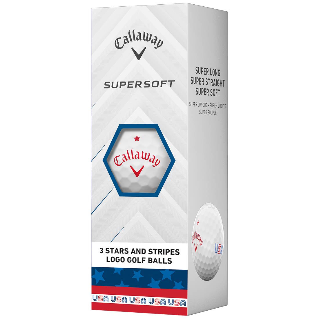 Callaway Supersoft Stars and Stripes Golf Balls