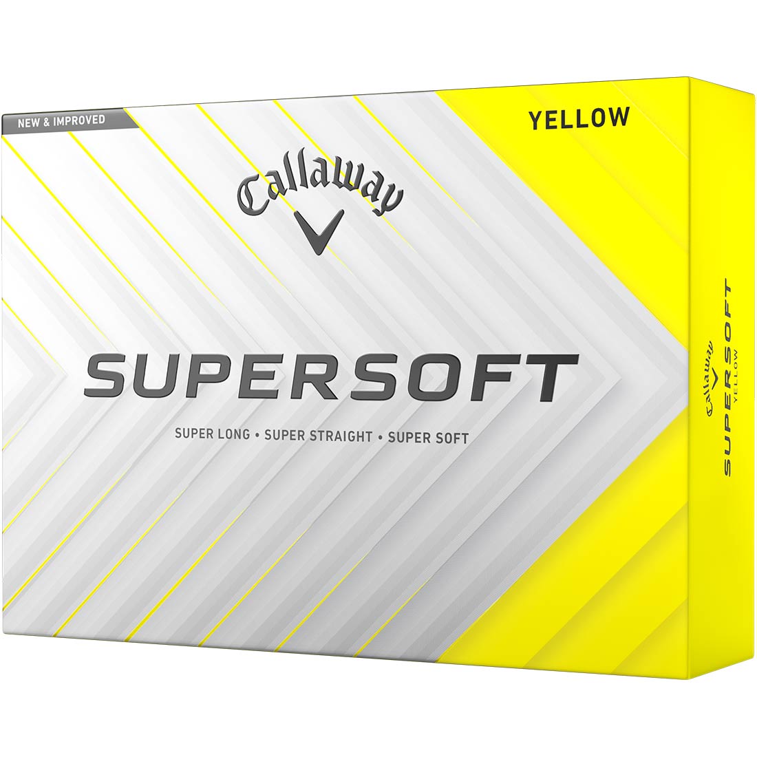 Callaway Supersoft Yellow Personalized Golf Balls