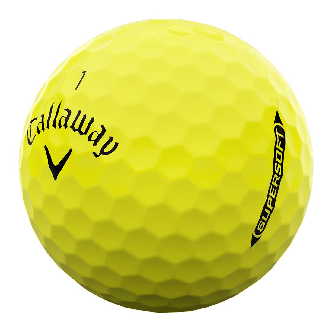 Callaway Supersoft Yellow Personalized Golf Balls
