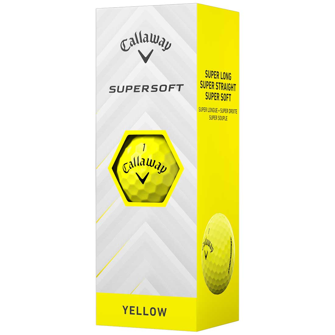 Callaway Supersoft Yellow Personalized Golf Balls