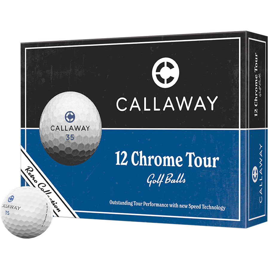 Callaway Chrome Tour Retro Collection Golf Balls