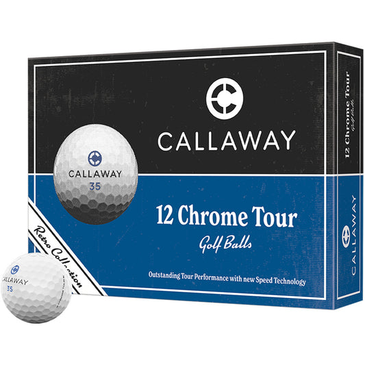 Callaway Chrome Tour Retro Collection Golf Balls