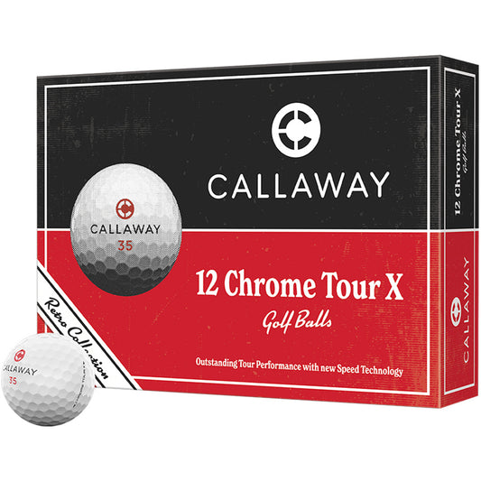 Callaway Chrome Tour X Retro Collection Golf Balls