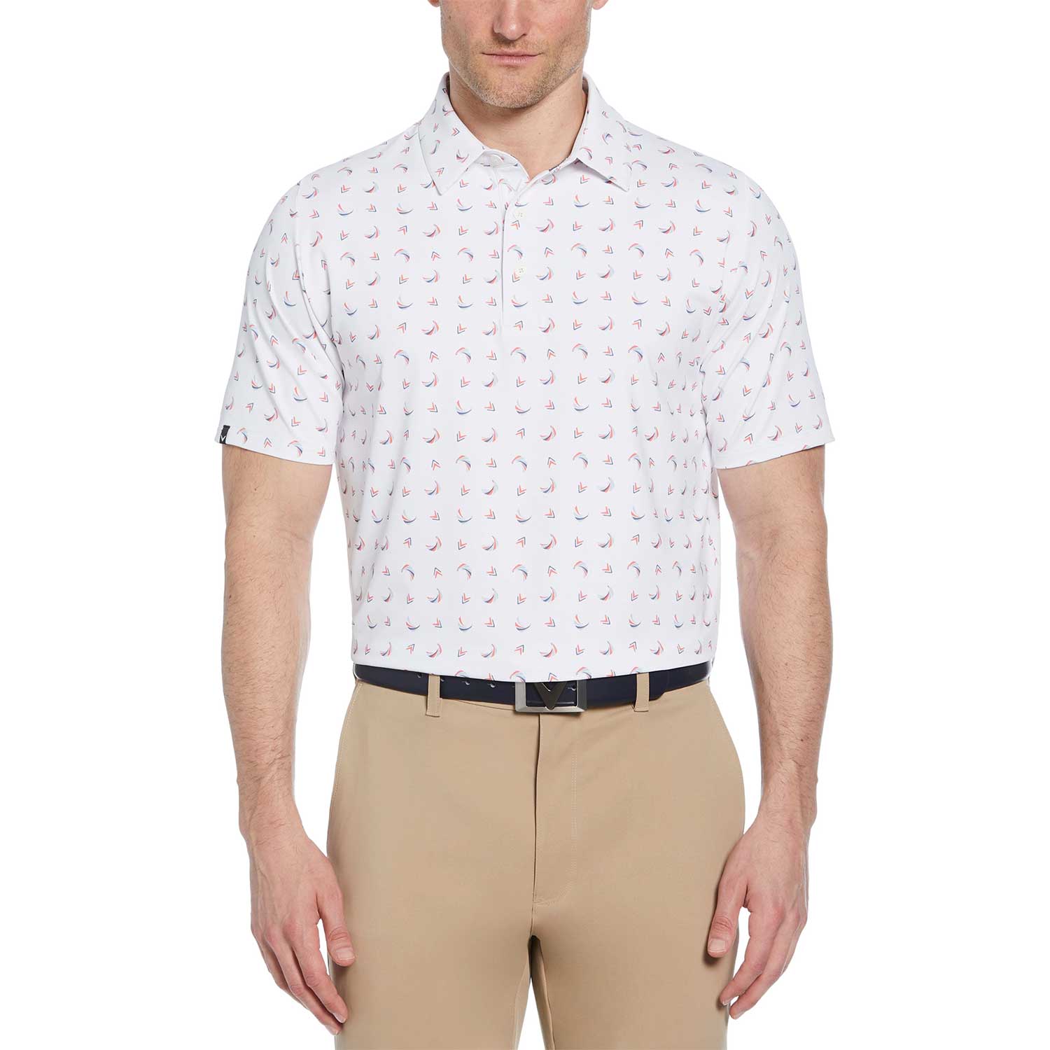 Callaway Abstract Chev Print Golf Polo – Golf Discount