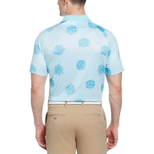 Callaway Bunker Floral Print Golf Polo