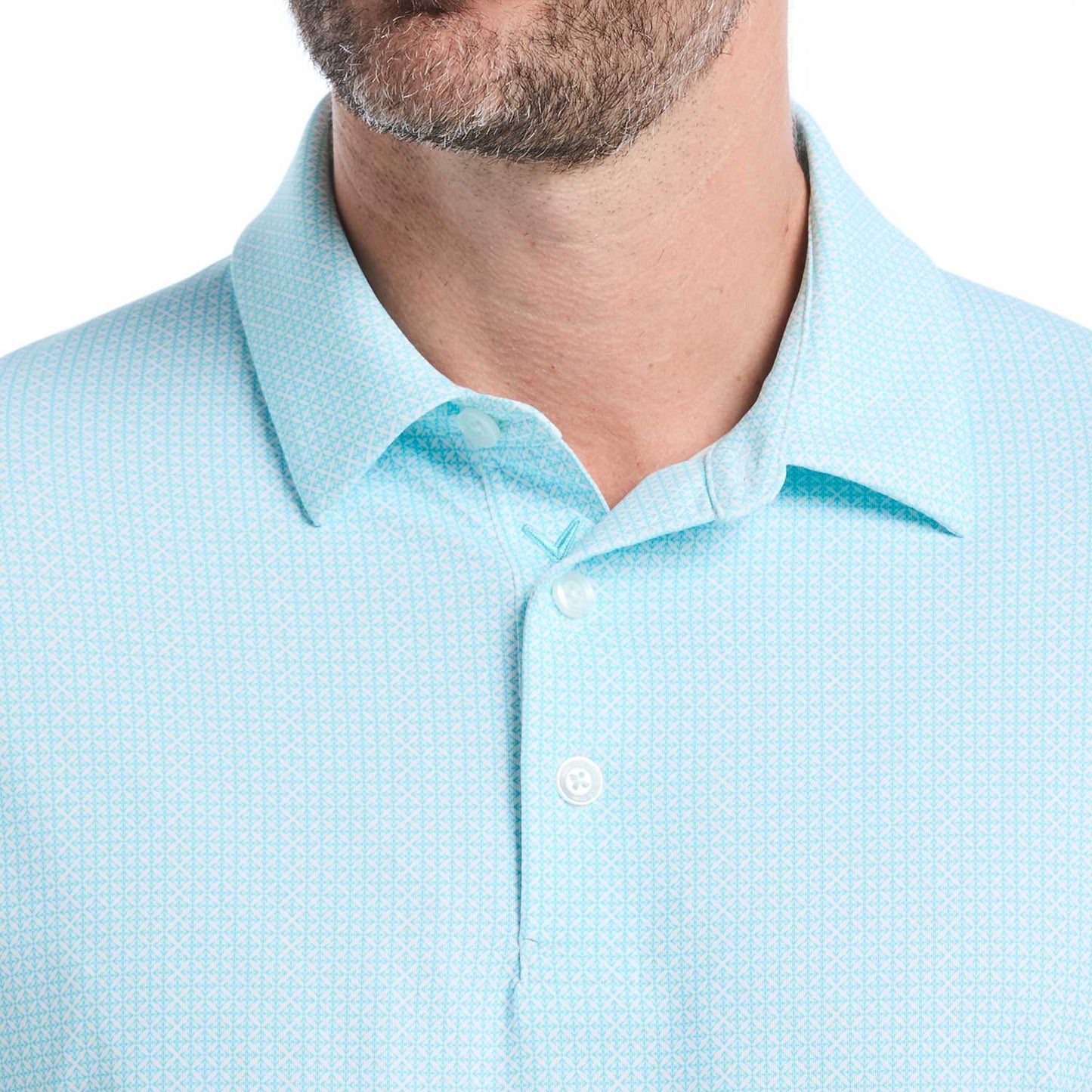 Callaway Chevron Foulard Print Golf Polo