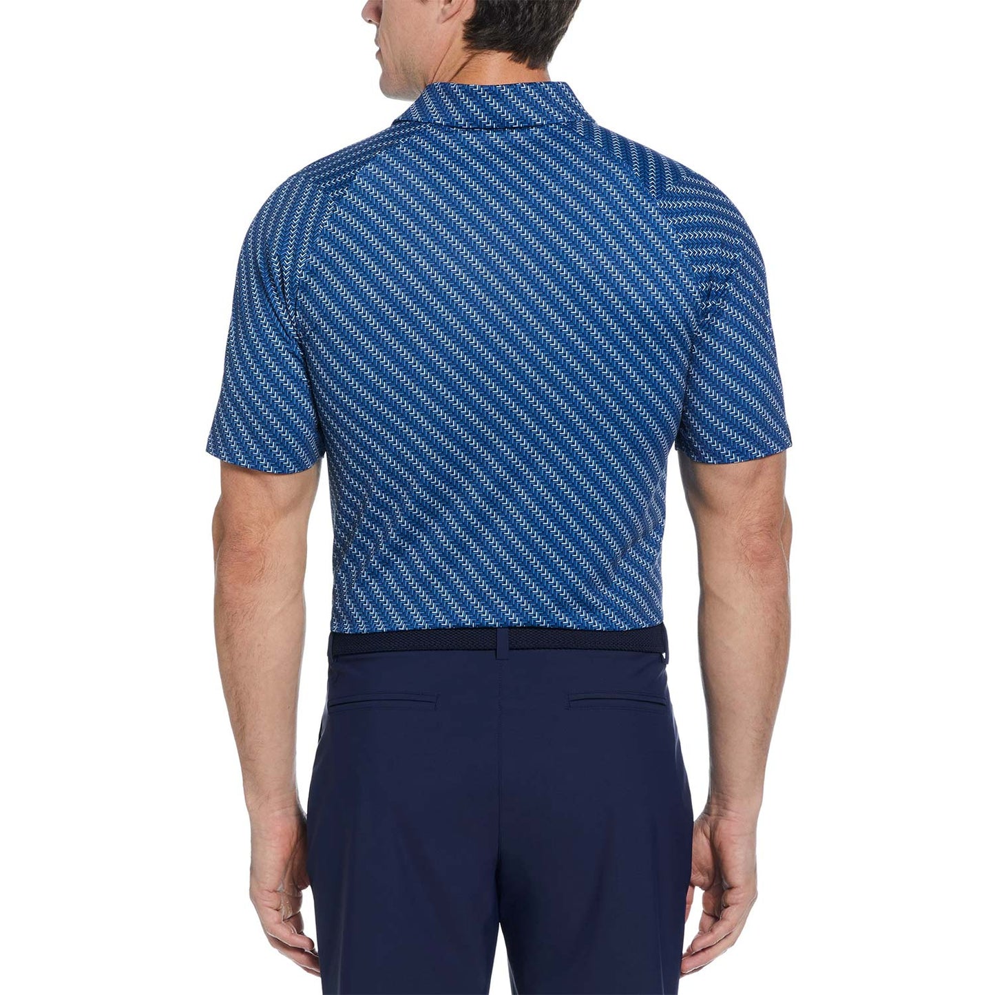 Callaway Chevron Twill Print Golf Polo