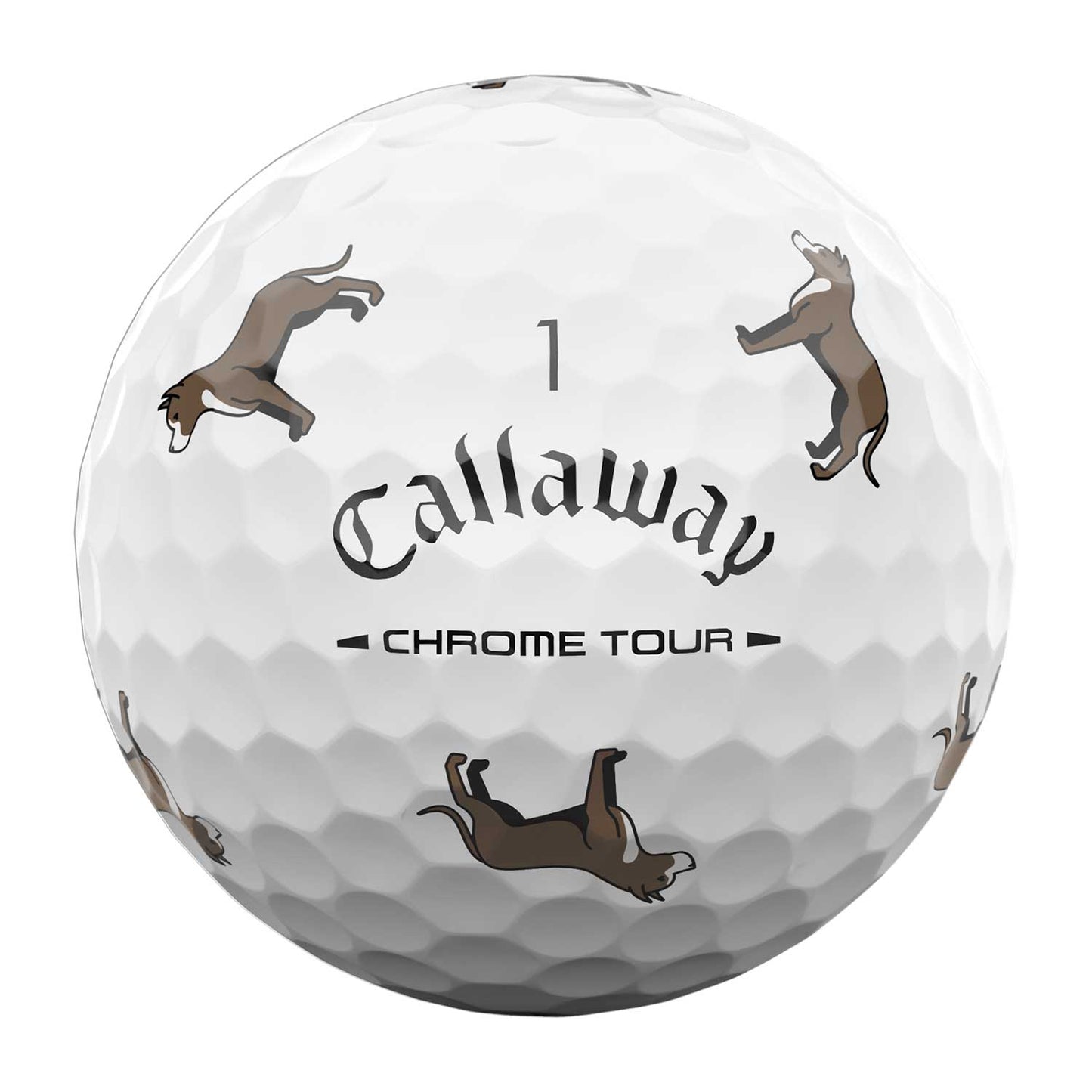 Callaway Chrome Tour Dogs Pit Bull Golf Balls