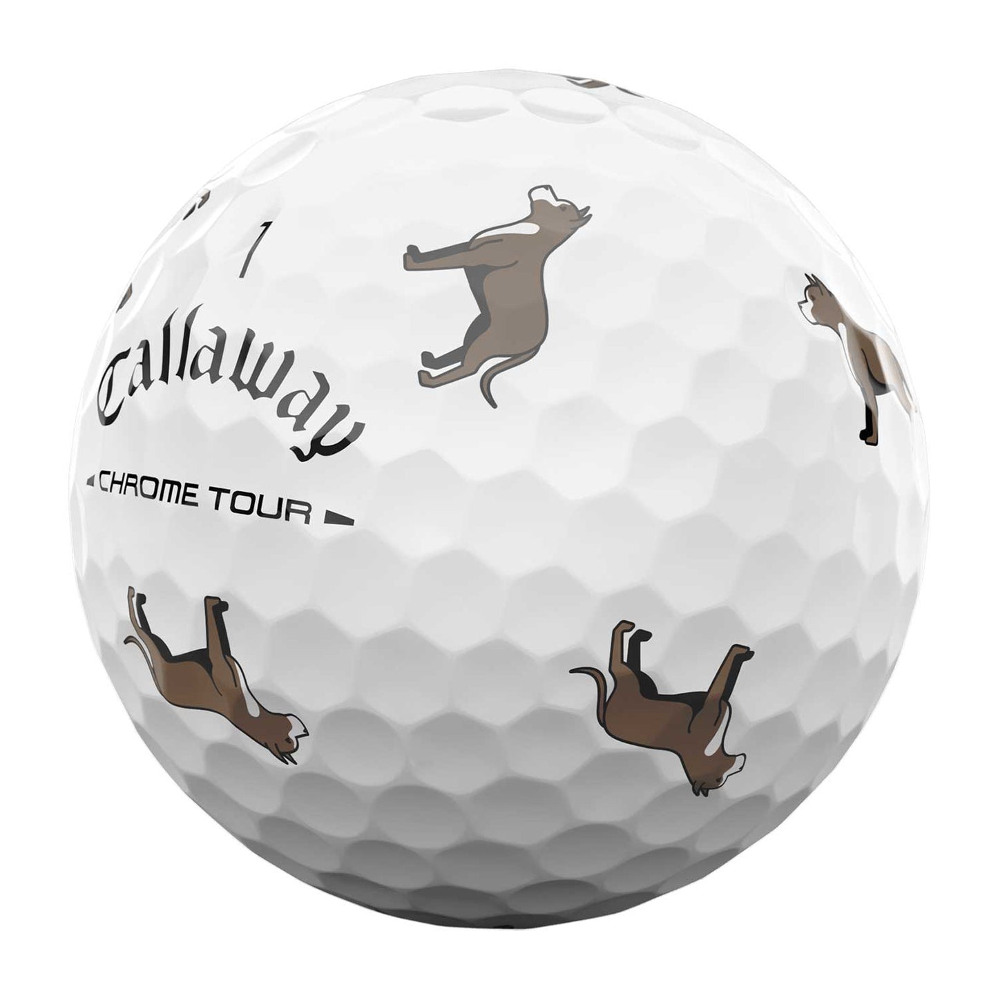 Callaway Chrome Tour Dogs Pit Bull Golf Balls